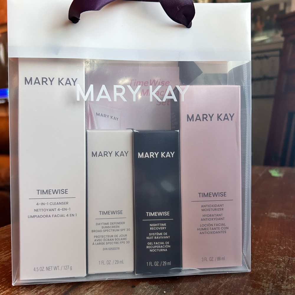 Mary Kay TimeWise Skincare Collection - Black, White, Pink